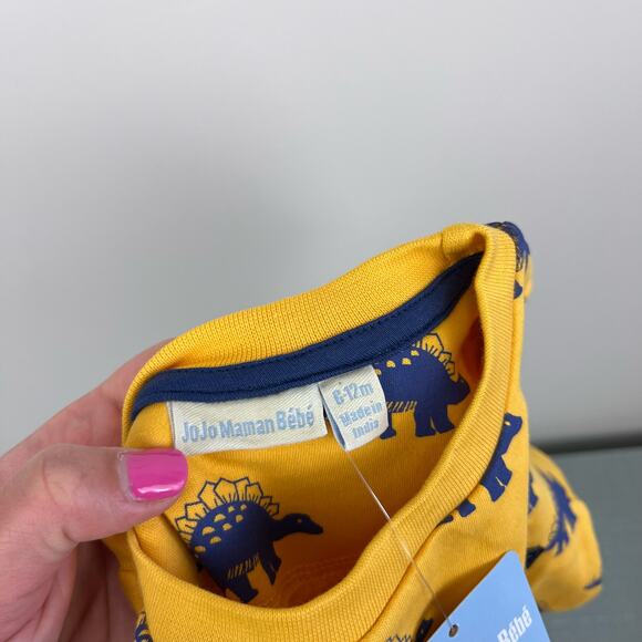 JoJo Maman Bebe Stegosaurus Print T-Shirt 6-12 Months NWT - Picture 4 of 4